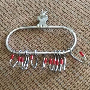 Belt, tie and scarf holder